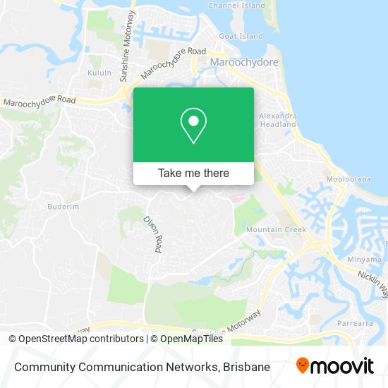 Community Communication Networks map