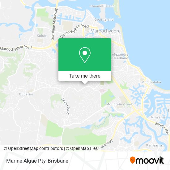 Marine Algae Pty map