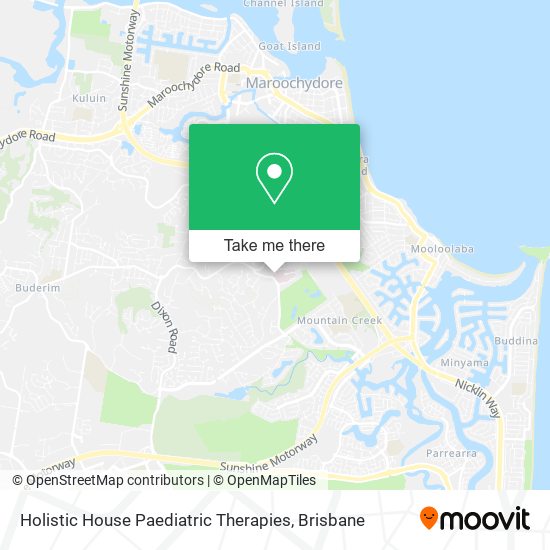 Holistic House Paediatric Therapies map