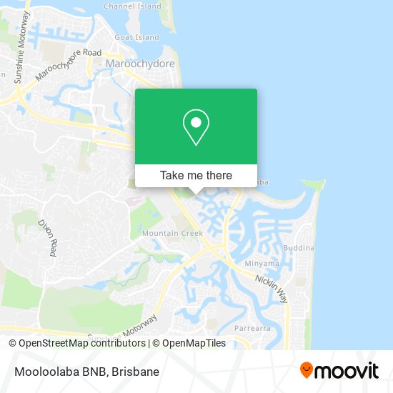 Mooloolaba BNB map