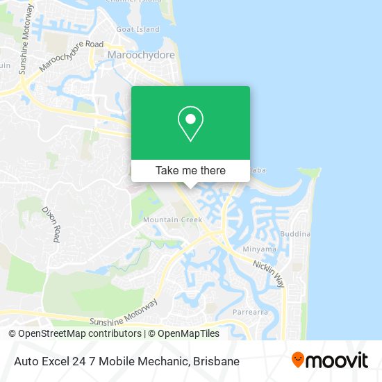 Auto Excel 24 7 Mobile Mechanic map