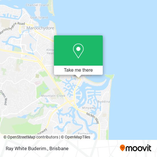 Ray White Buderim. map