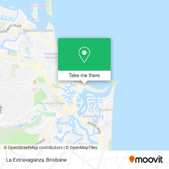La Extravaganza map