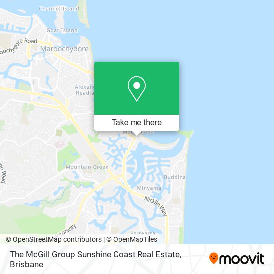 Mapa The McGill Group Sunshine Coast Real Estate