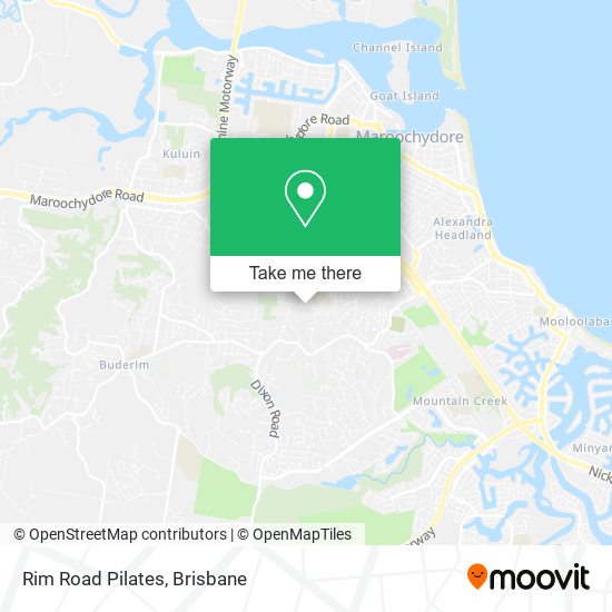 Rim Road Pilates map