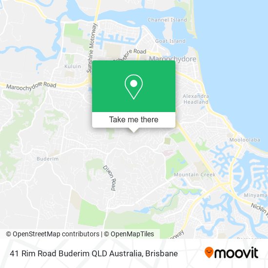 41 Rim Road Buderim QLD Australia map