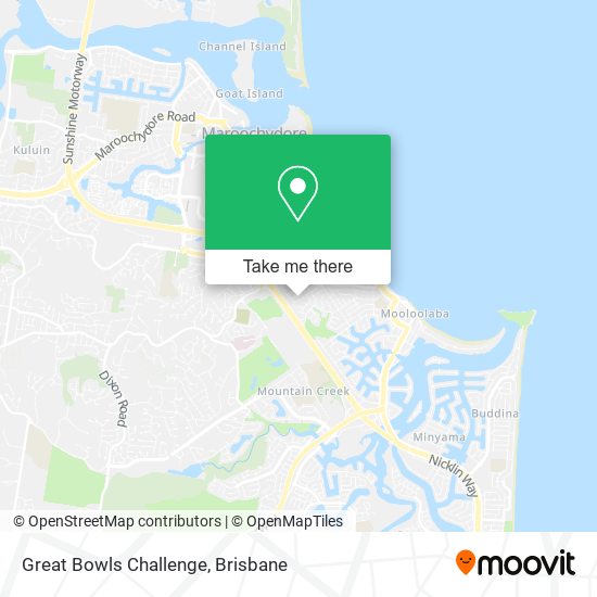 Great Bowls Challenge map