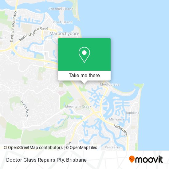 Doctor Glass Repairs Pty map