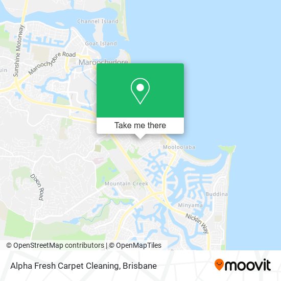 Alpha Fresh Carpet Cleaning map