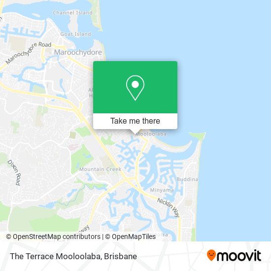 The Terrace Mooloolaba map