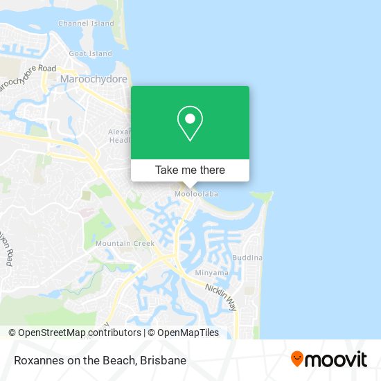 Roxannes on the Beach map