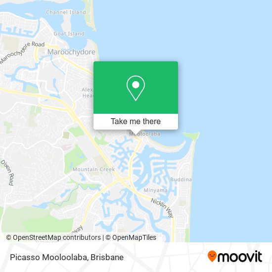 Picasso Mooloolaba map