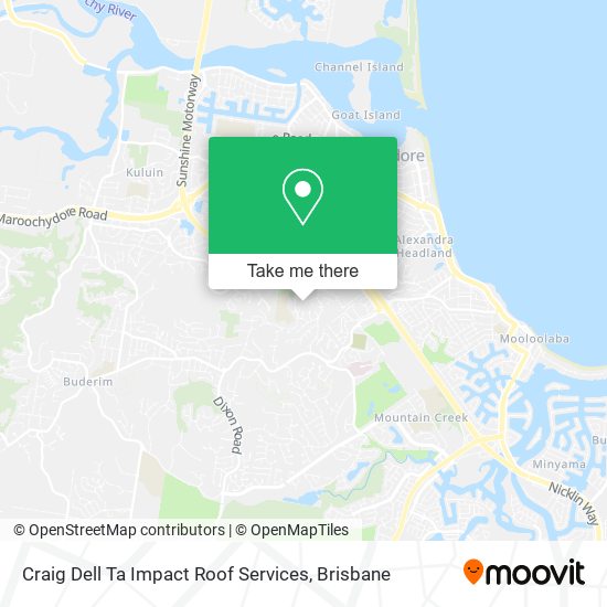 Craig Dell Ta Impact Roof Services map