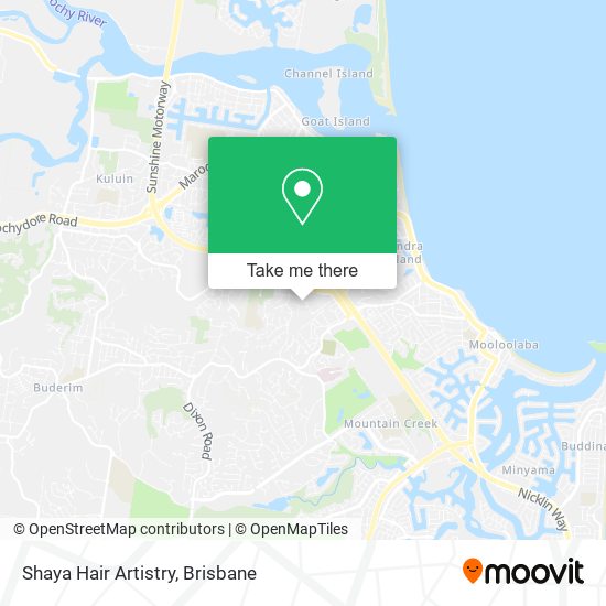Shaya Hair Artistry map