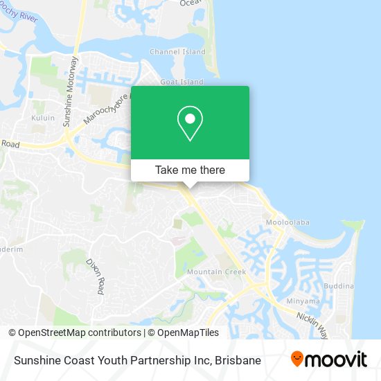 Sunshine Coast Youth Partnership Inc map