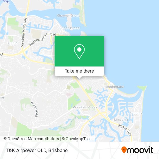 T&K Airpower QLD map