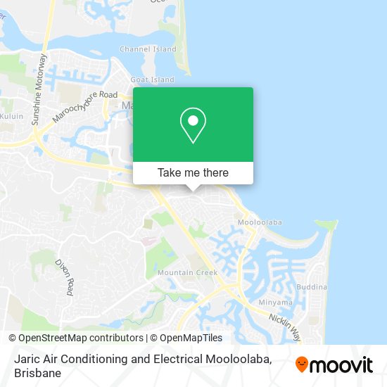 Jaric Air Conditioning and Electrical Mooloolaba map