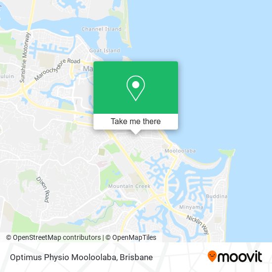 Mapa Optimus Physio Mooloolaba