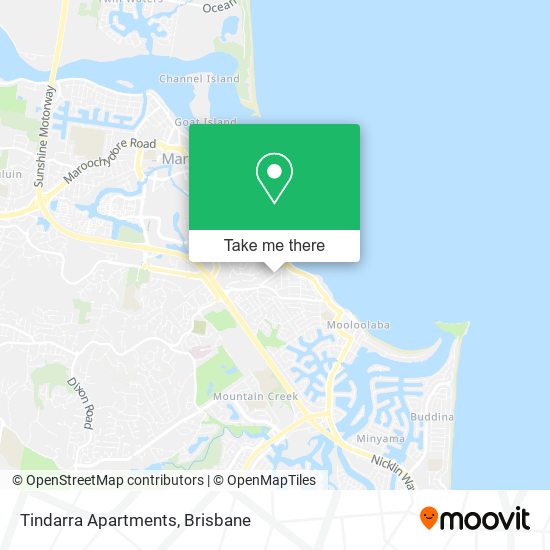 Tindarra Apartments map