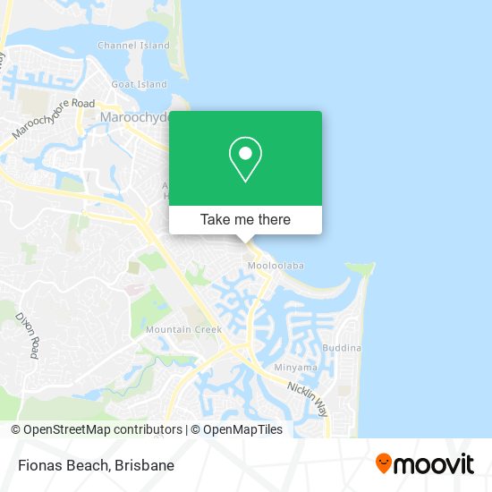 Fionas Beach map