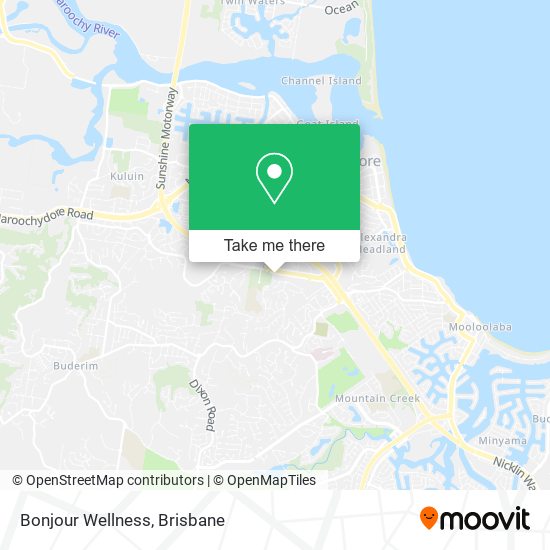 Bonjour Wellness map