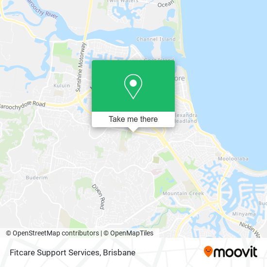 Fitcare Support Services map