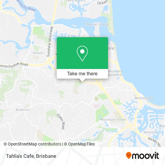 Tahlia's Cafe map