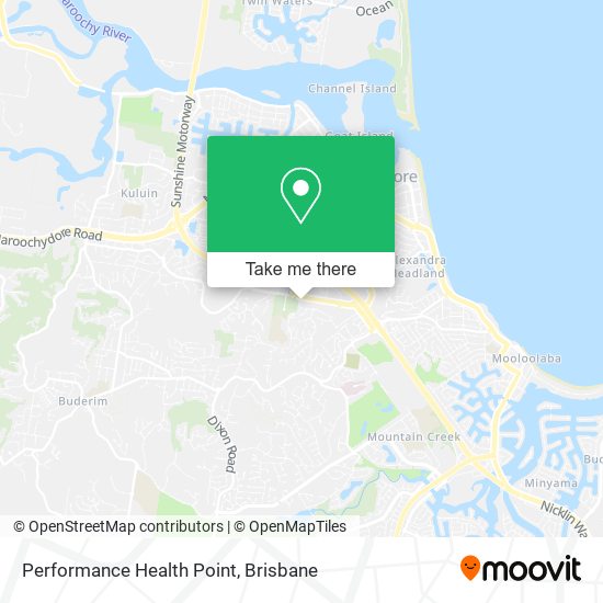 Performance Health Point map