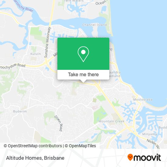 Altitude Homes map