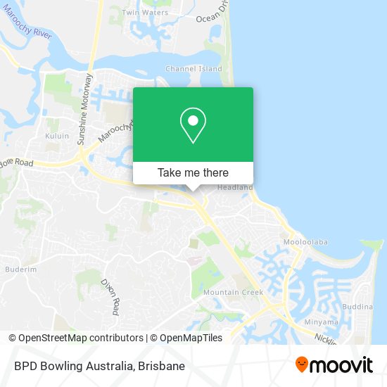 BPD Bowling Australia map