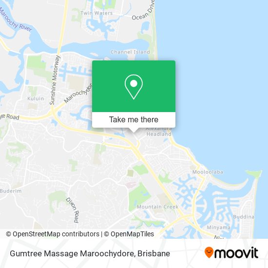 Gumtree Massage Maroochydore map