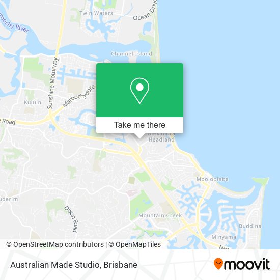 Australian Made Studio map