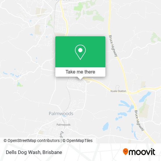 Mapa Dells Dog Wash