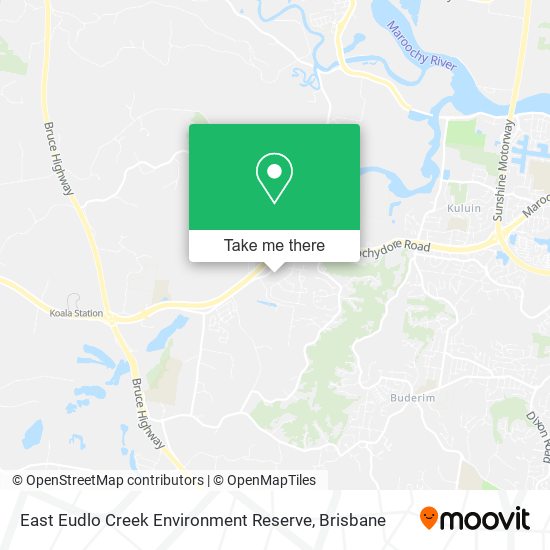 East Eudlo Creek Environment Reserve map