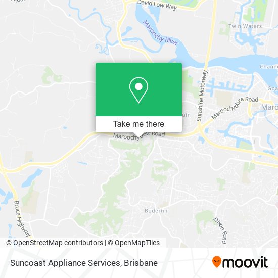 Mapa Suncoast Appliance Services