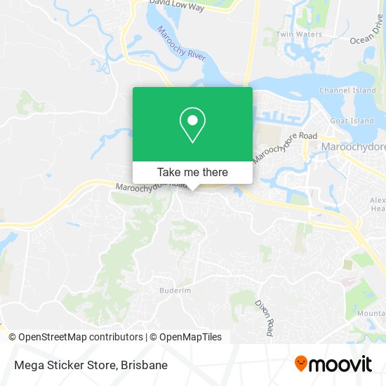 Mega Sticker Store map