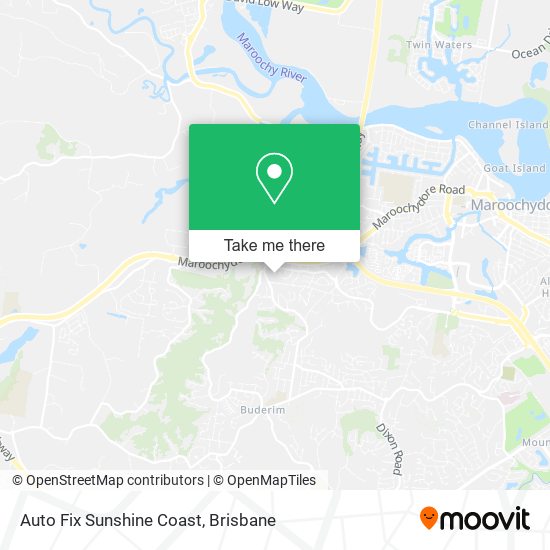 Auto Fix Sunshine Coast map
