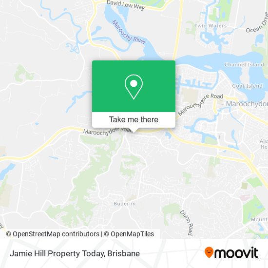 Jamie Hill Property Today map