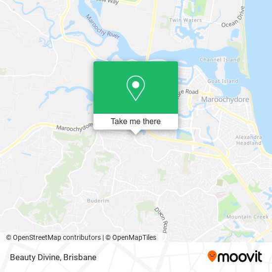 Beauty Divine map