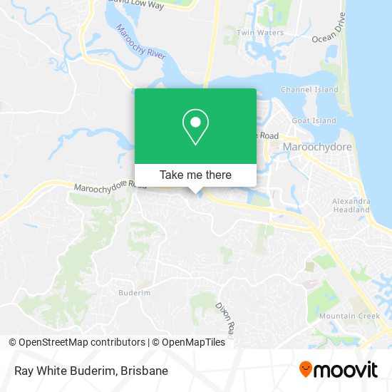 Ray White Buderim map
