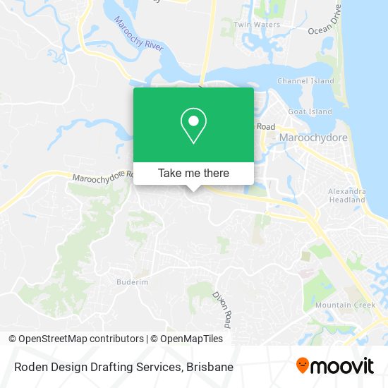Roden Design Drafting Services map