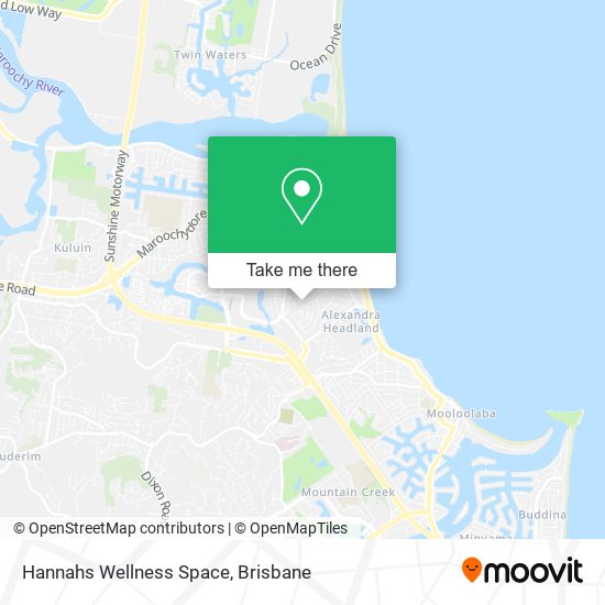 Hannahs Wellness Space map