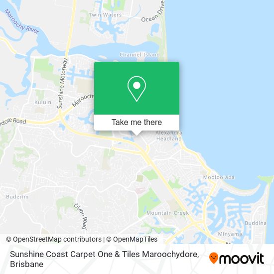 Sunshine Coast Carpet One & Tiles Maroochydore map