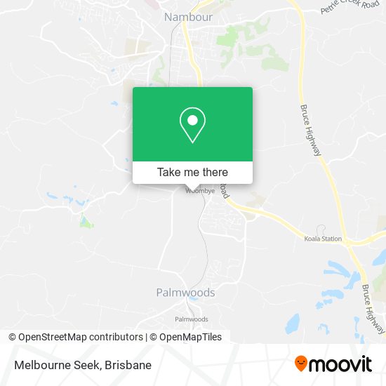 Melbourne Seek map