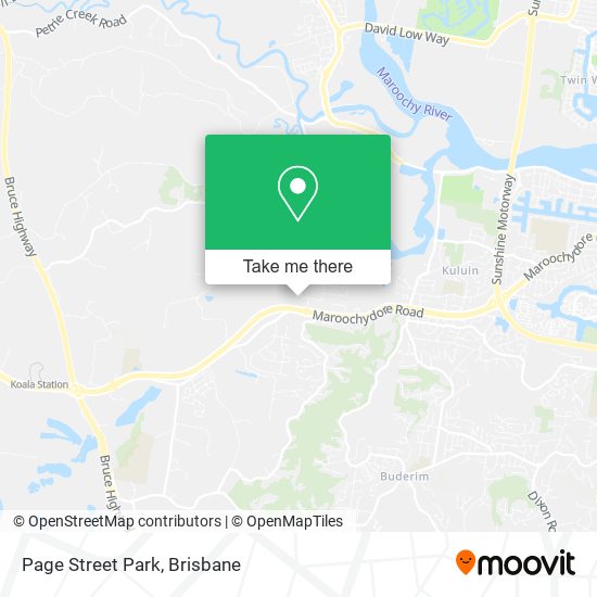 Page Street Park map