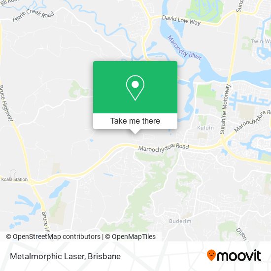Metalmorphic Laser map