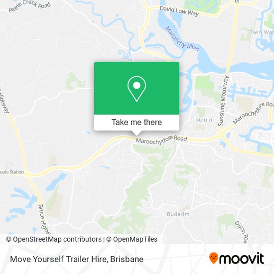 Move Yourself Trailer Hire map