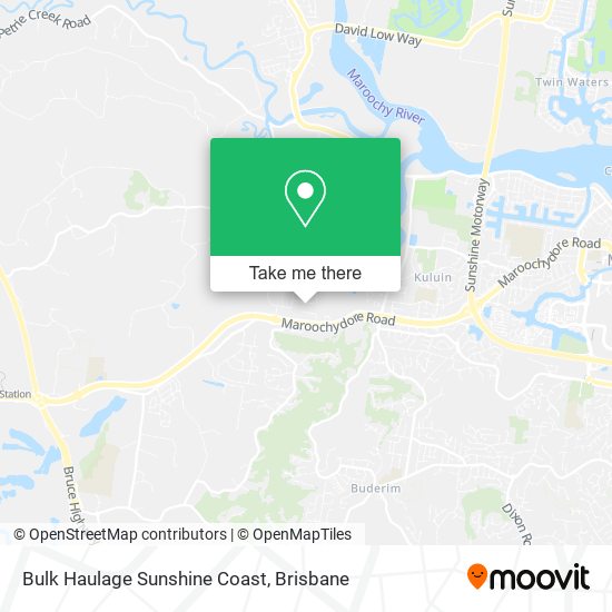 Bulk Haulage Sunshine Coast map