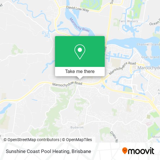 Sunshine Coast Pool Heating map