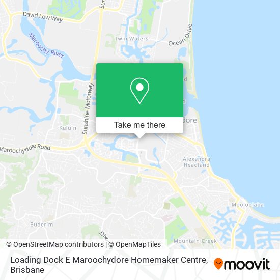 Loading Dock E Maroochydore Homemaker Centre map